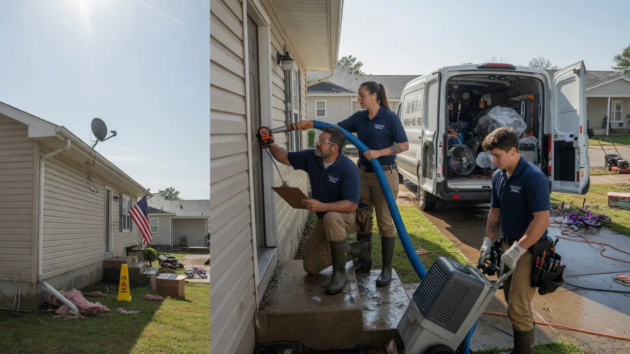 Ceiling Water Damage Restoration in Rockham, SD near me